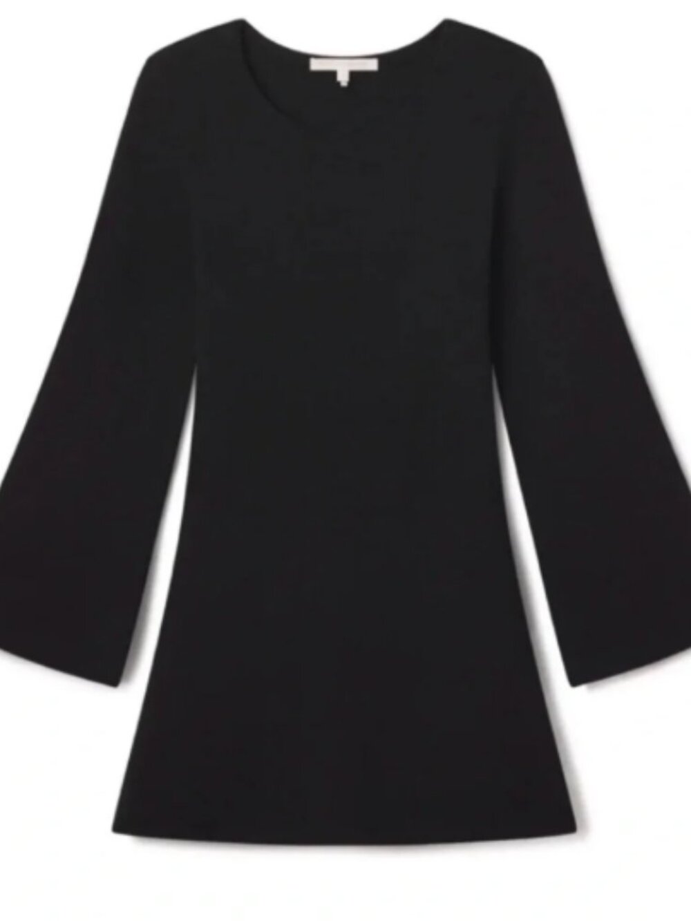 NWOT Naked Cashmere Khloe Bell Sleeve Mini Dress Black Size SMALL